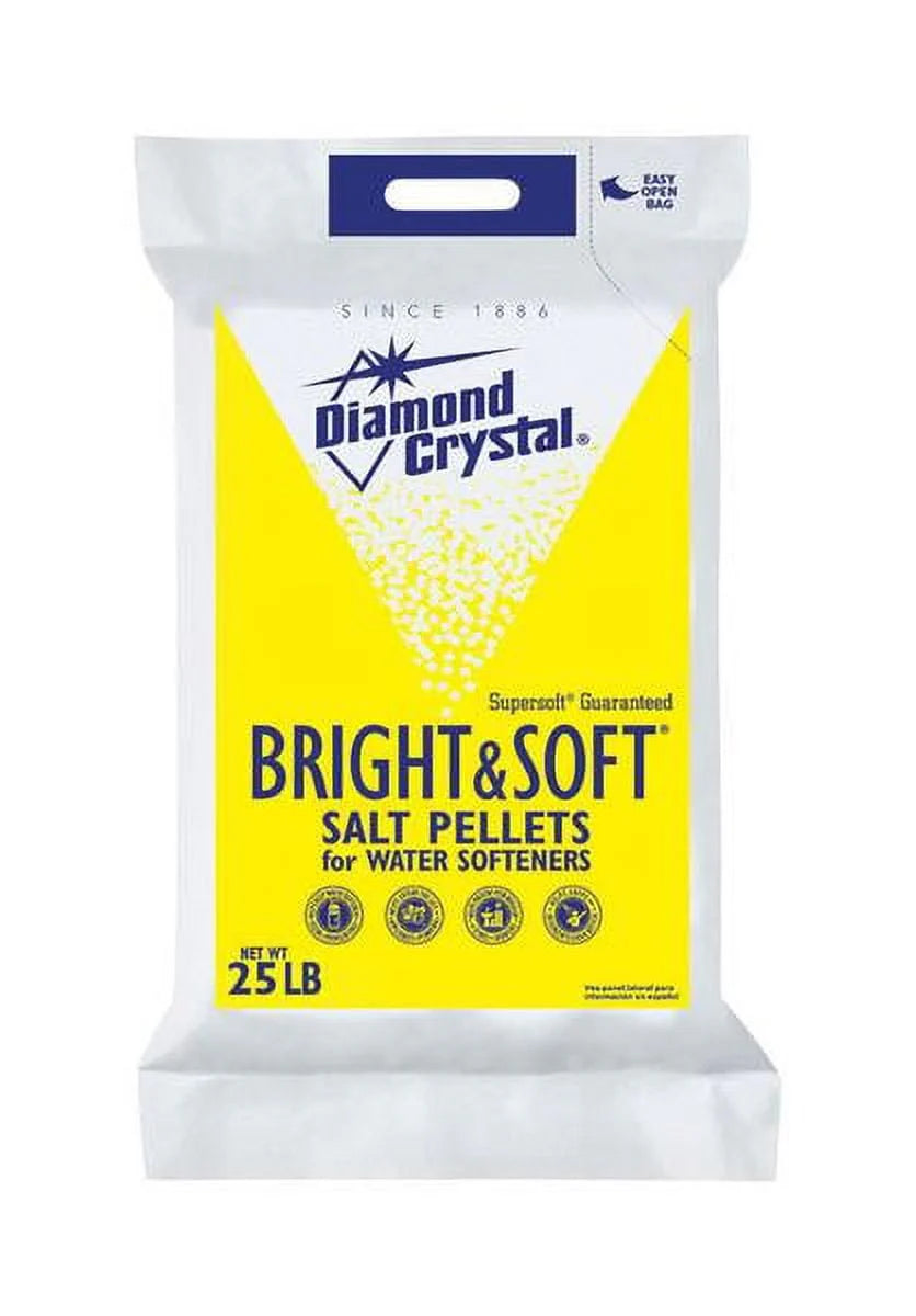 Bright & Soft Water Softener Salt Pellets 25 lb F884314