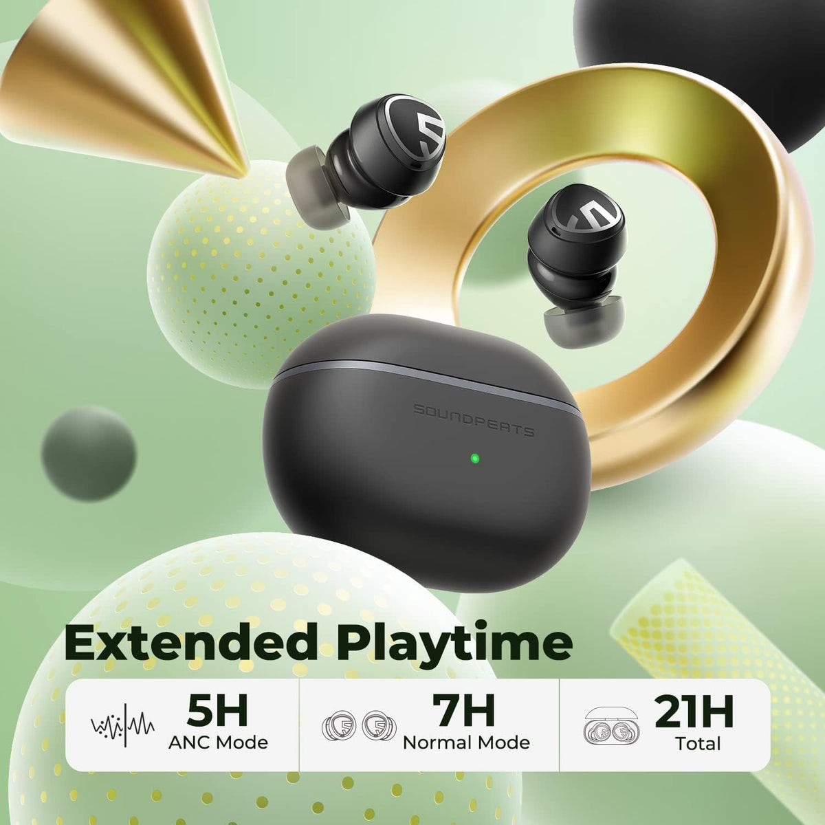 Hybrid Active Noise Cancelling Wireless Earbuds G96792