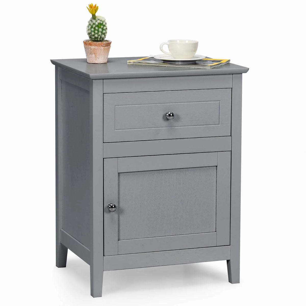 Natural Nightstand with Drawer G881518