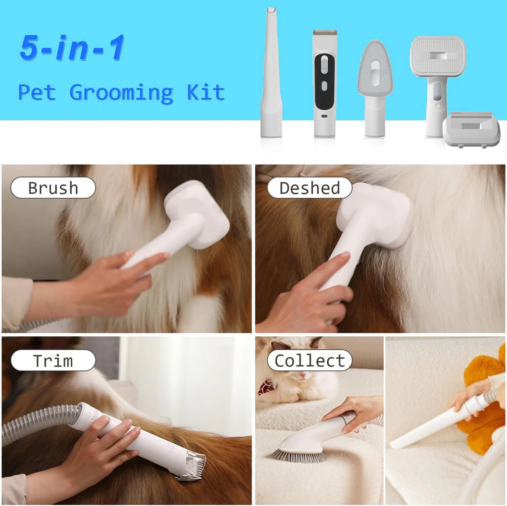 5 in 1 Pet Grooming Vacuum Kit O98803