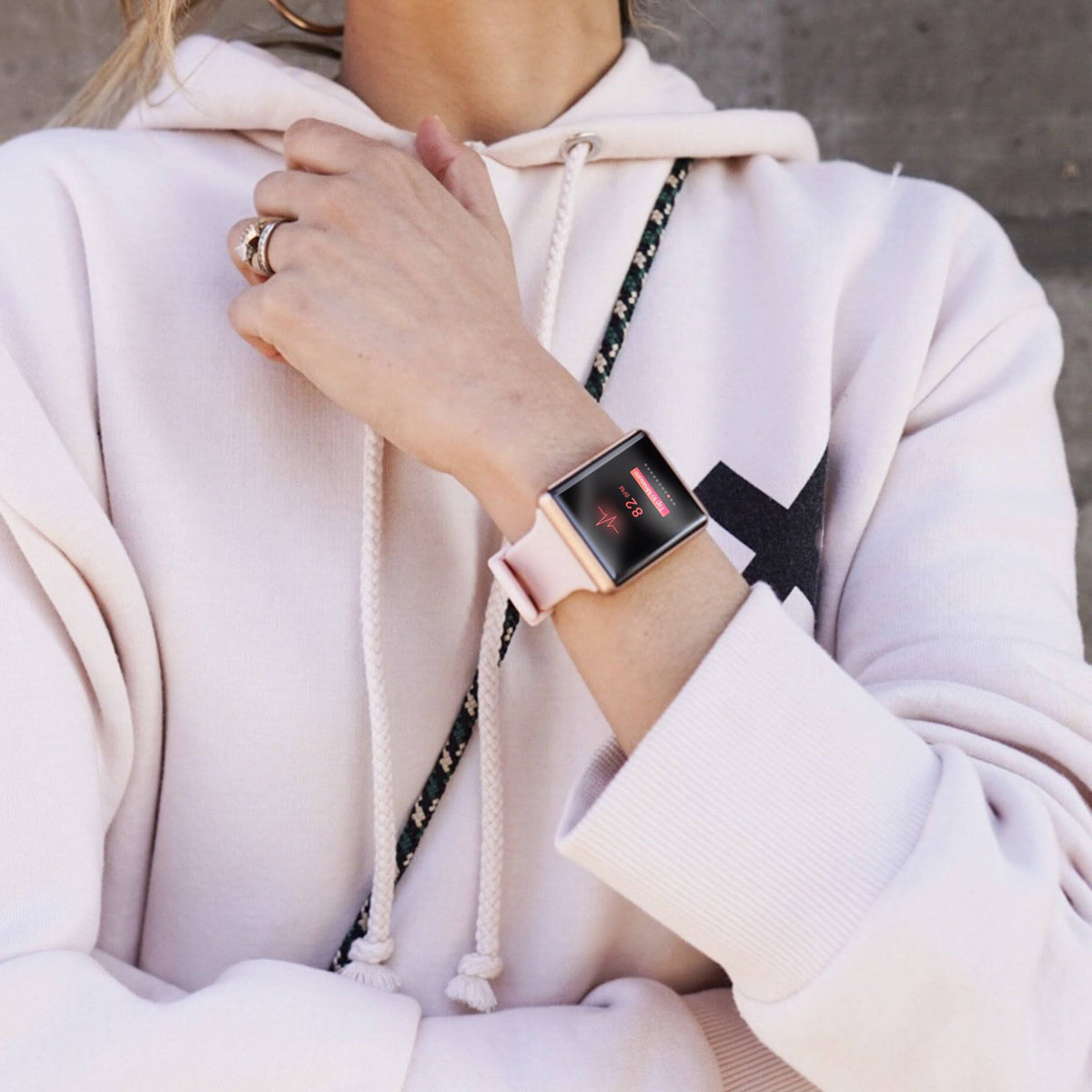 Rose Gold 41mm Smartwatch W3016