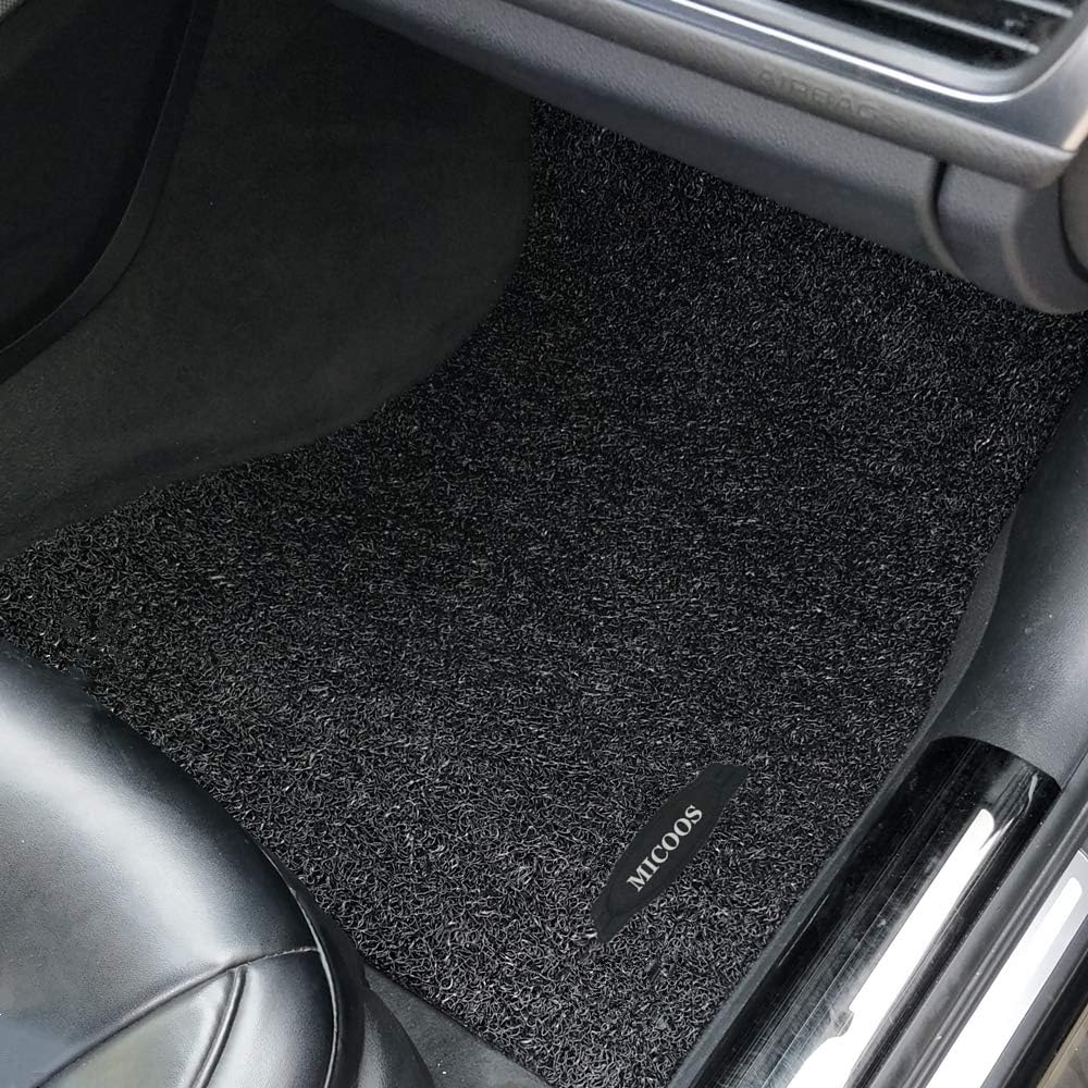 Compatible with Car Floor Mat Carpet for BMW Z4 (2002-2008) E85 E86 Roadster&Coupe, All Weather Heavy Duty Floor Mat Set Waterproof Stain-Resistant (Black) F8439