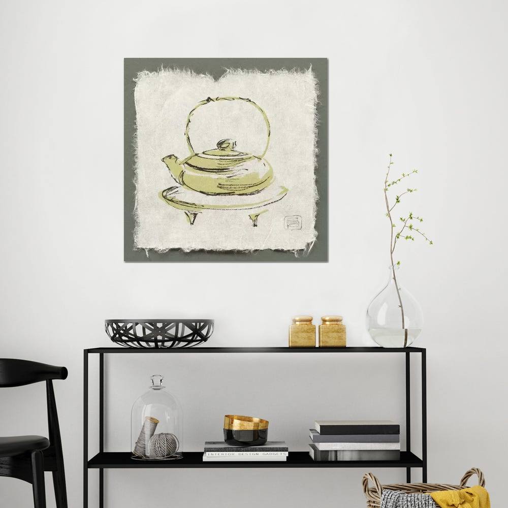 Green Teapot Canvas Art Picture M722186