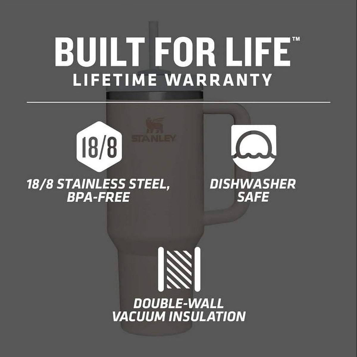 40oz Stainless Steel Tumbler Black H4098