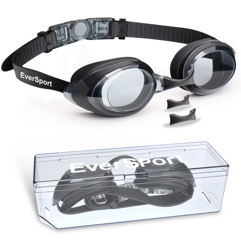 Adult Anti-Fog No Leak Swim Goggles with 3 Nose Pieces I777309