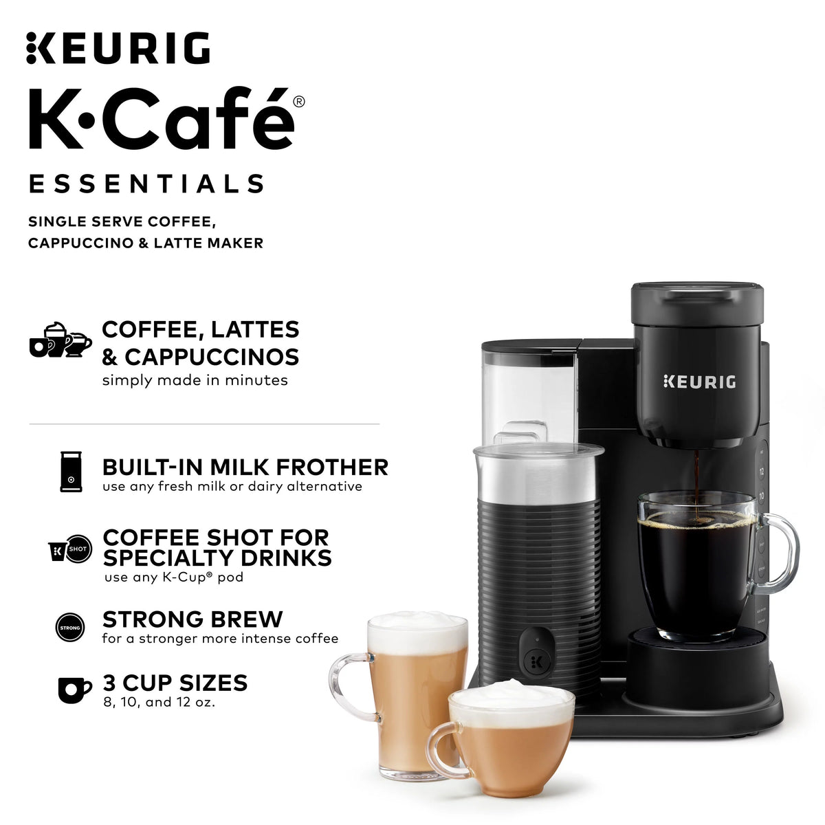 Single Serve K-Cup Pod Coffee Maker, Black X95524