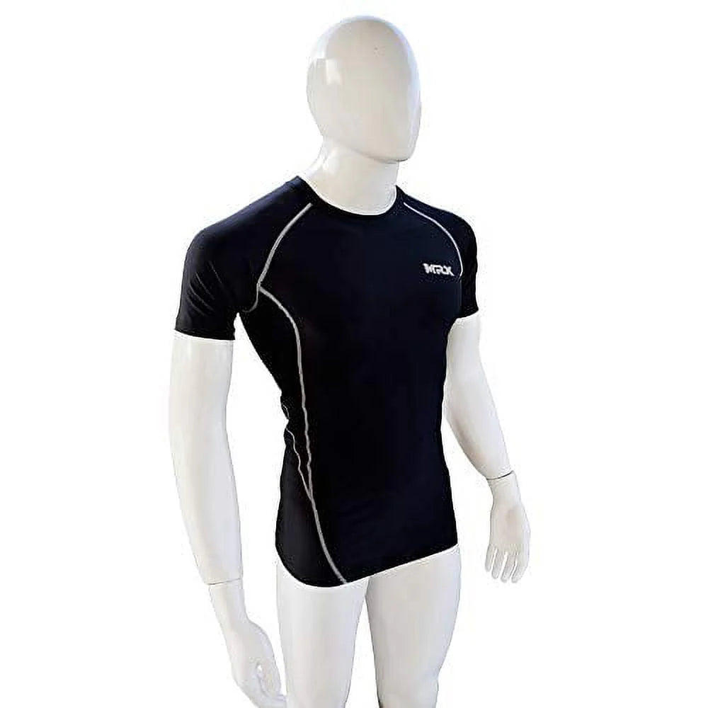 Men's Compression Shirt Full Sleeve Black Large D674986