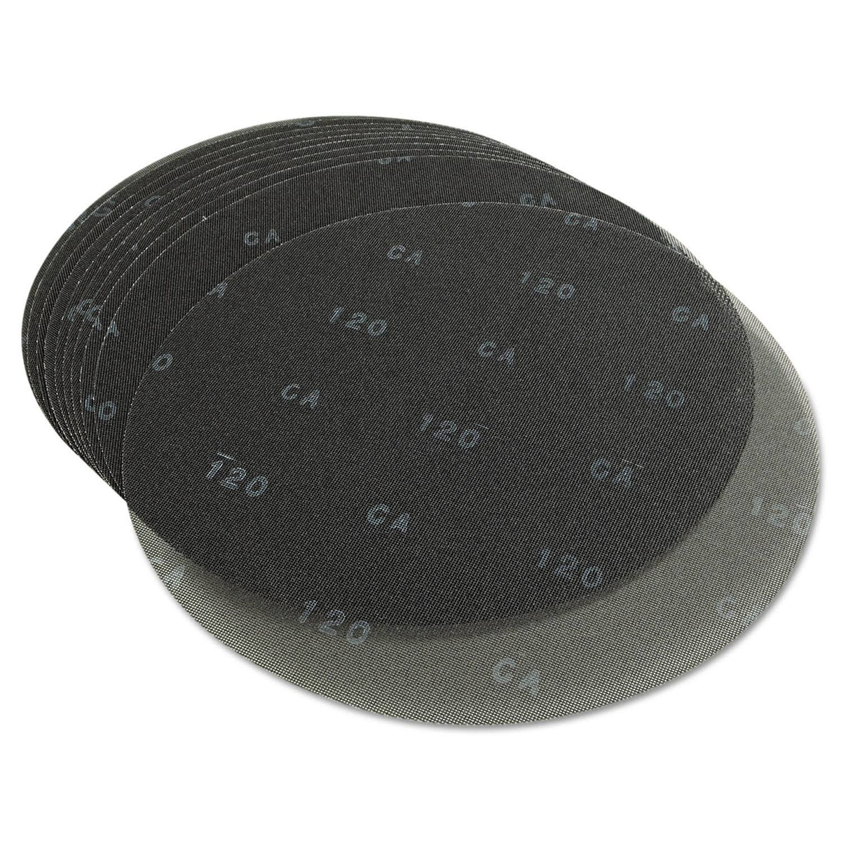 Sanding Screens 20x22 Diameter 120 Grit Black 10/Carton M63339