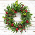 24in Artificial Christmas Wreath W40962