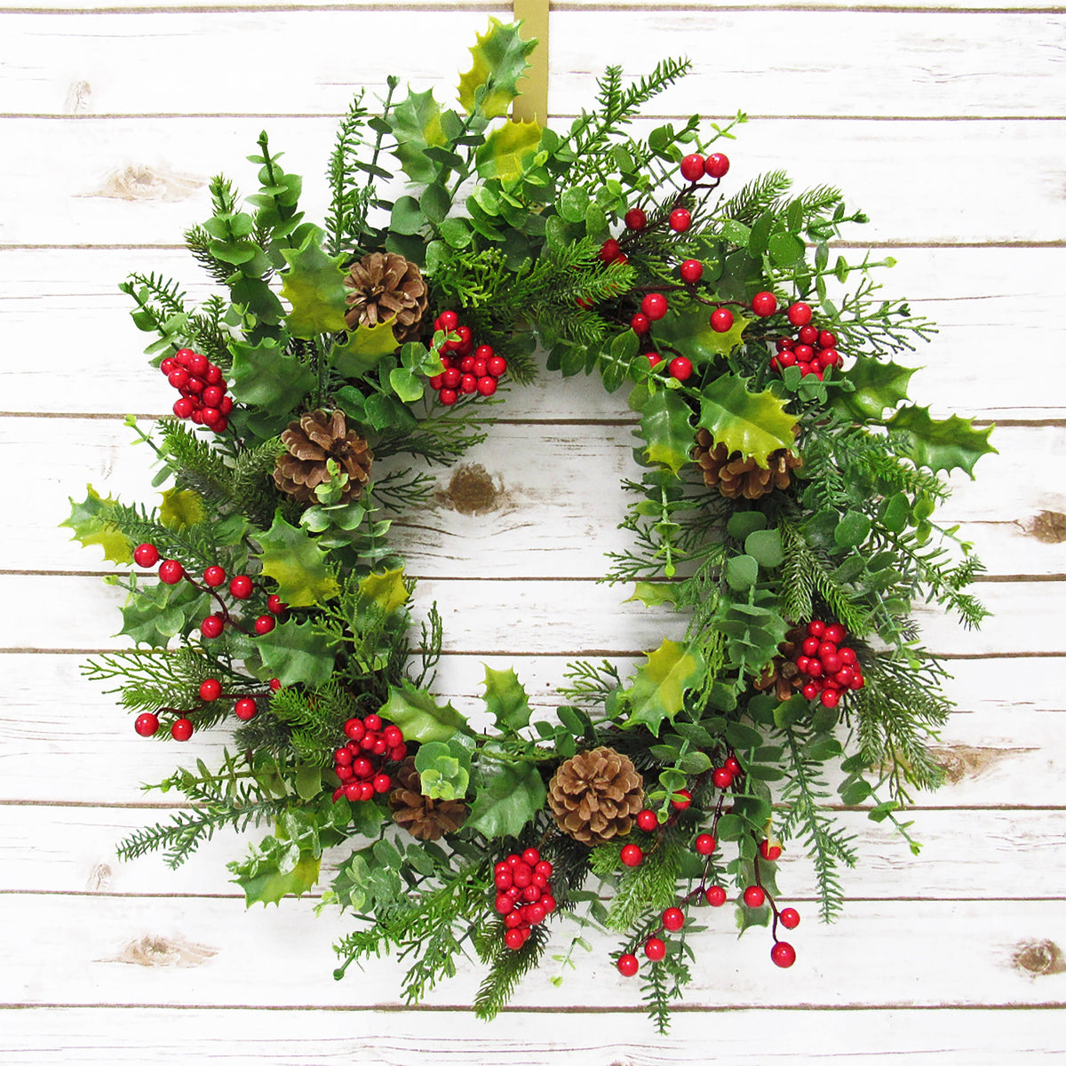 24in Artificial Christmas Wreath W40962