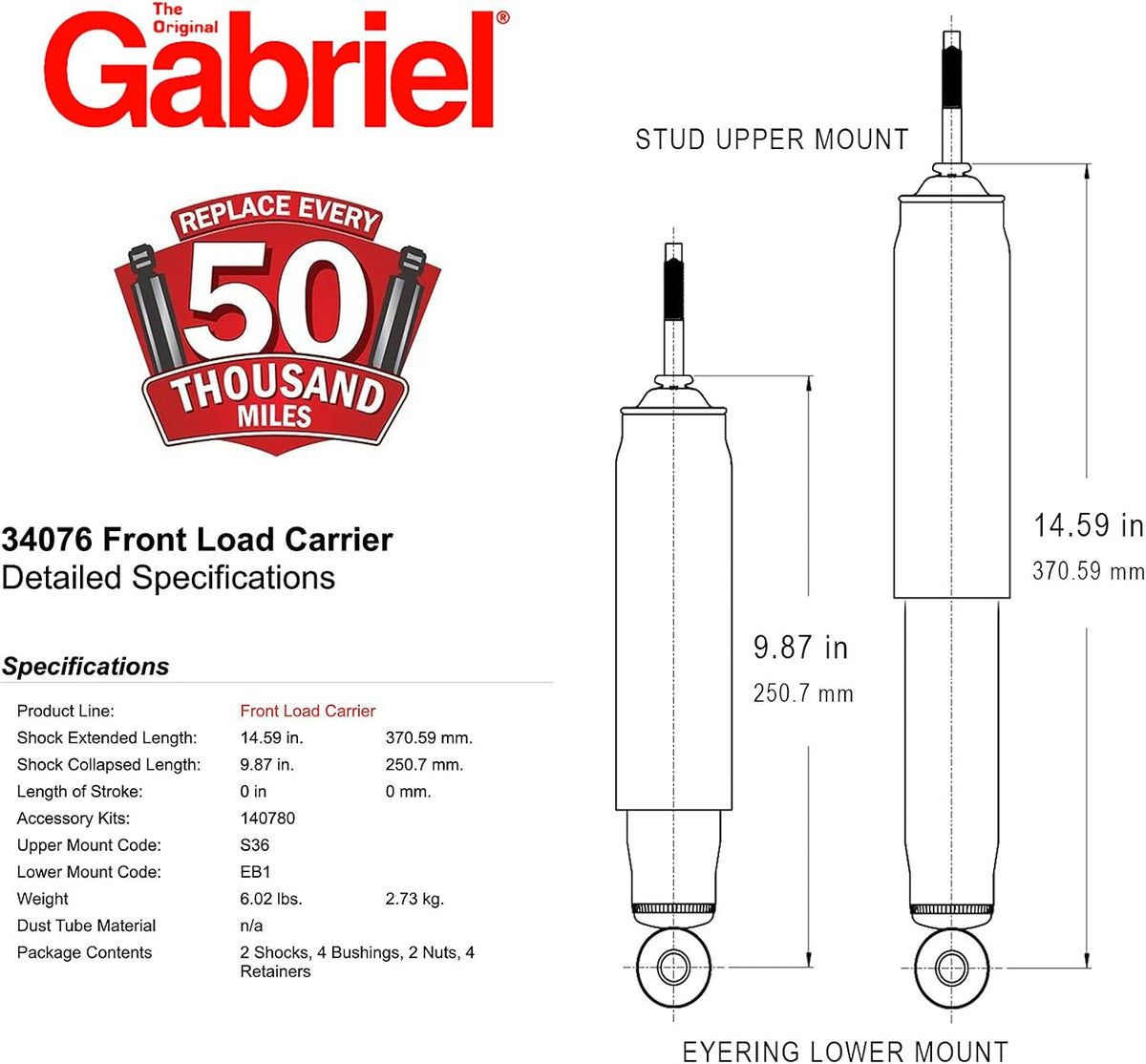 Front Load Carrier H812
