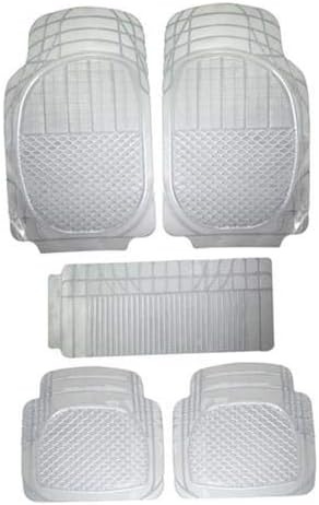 Black 5 Piece Rubber Floor Mats G775