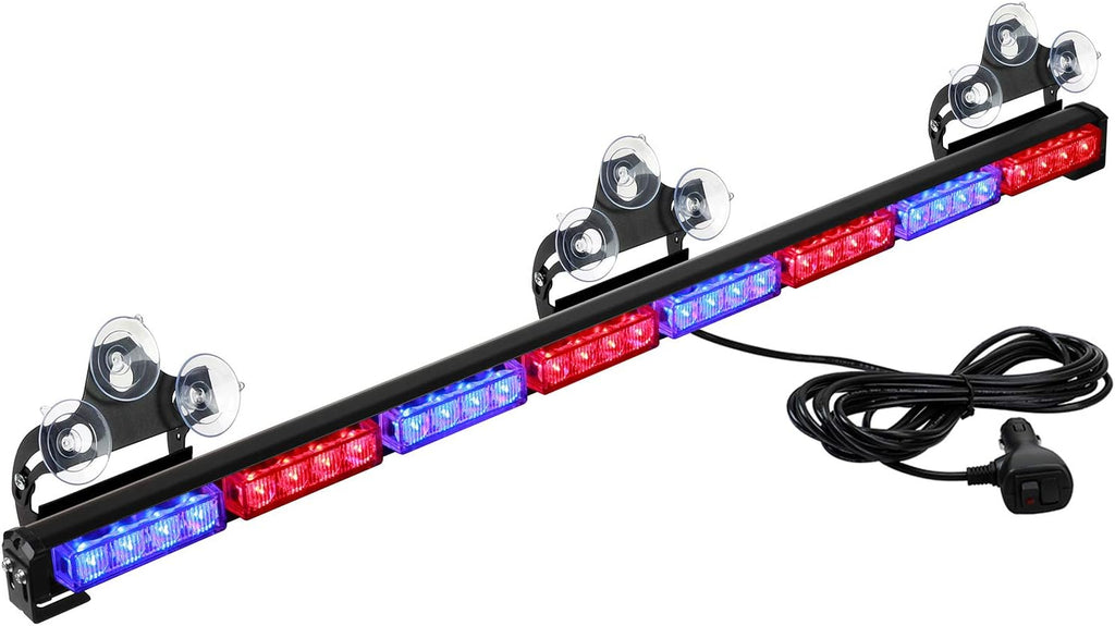 36 32LED Traffic Advisor Light Bar Amber/White Pack of 2 F33566