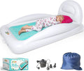 Inflatable Toddler Travel Bed with Safety Bumpers and Pump E7280