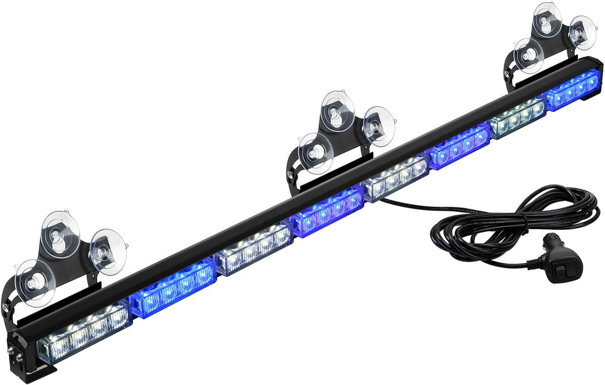 36 32LED Traffic Advisor Light Bar Amber/White Pack of 2 F33566