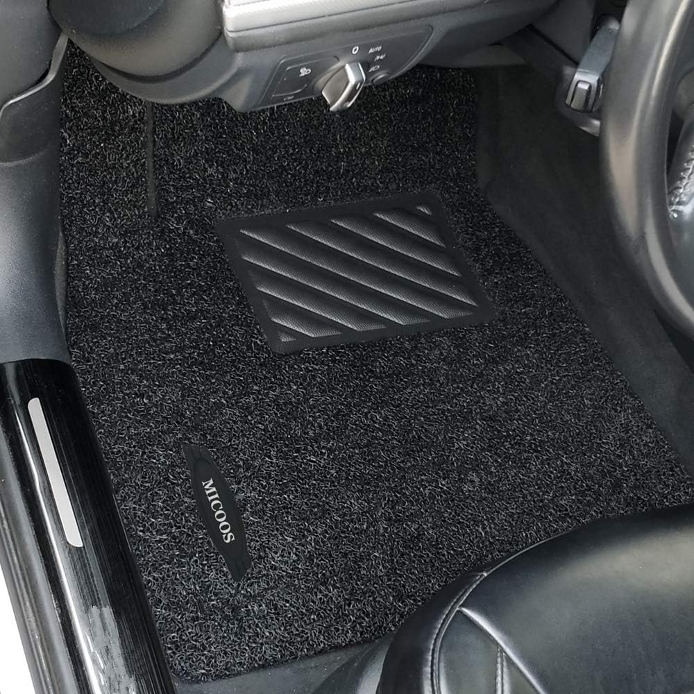 Compatible with Car Floor Mat Carpet for BMW Z4 (2002-2008) E85 E86 Roadster&Coupe, All Weather Heavy Duty Floor Mat Set Waterproof Stain-Resistant (Black) F8439