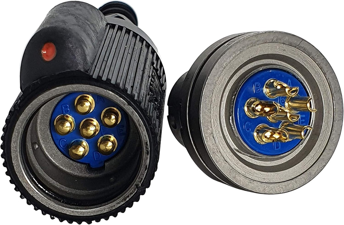 Military Audio Connector 5 Pin Male Female Set X5406