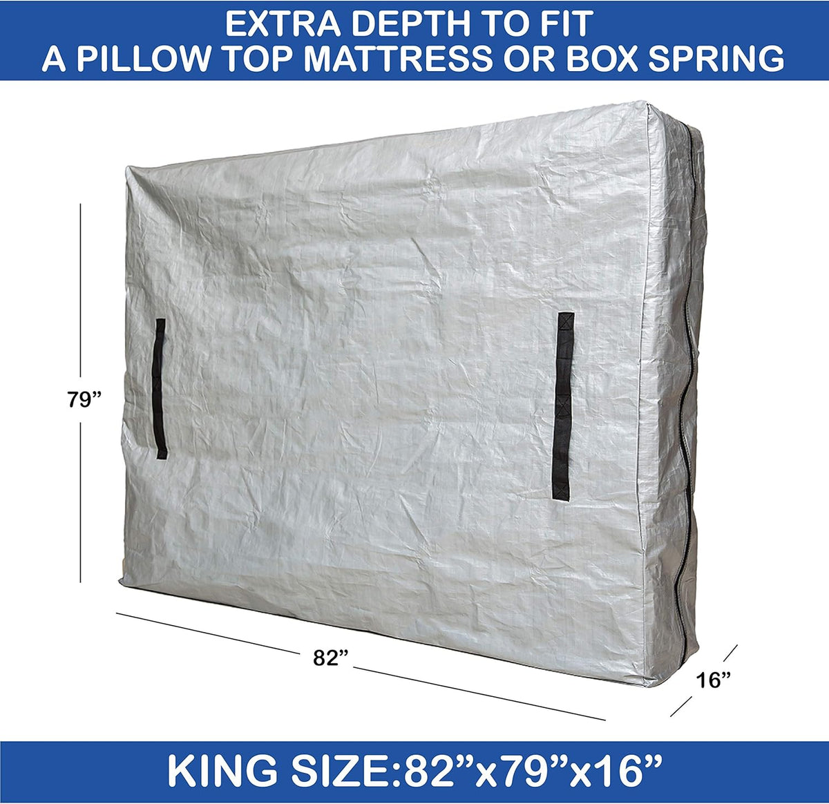 Cal King Size Reusable Mattress Bag I310