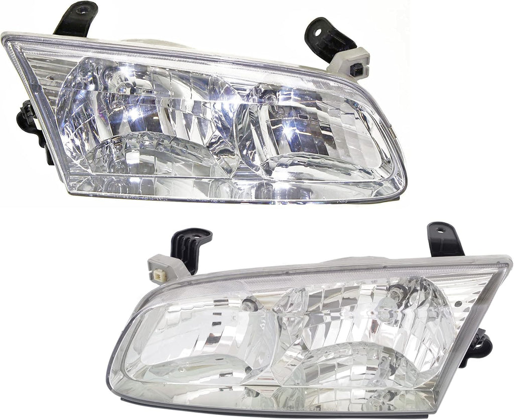Headlight Set of 2 Clear Lens Halogen K1170