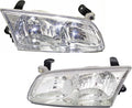 Headlight Set of 2 Clear Lens Halogen K1170