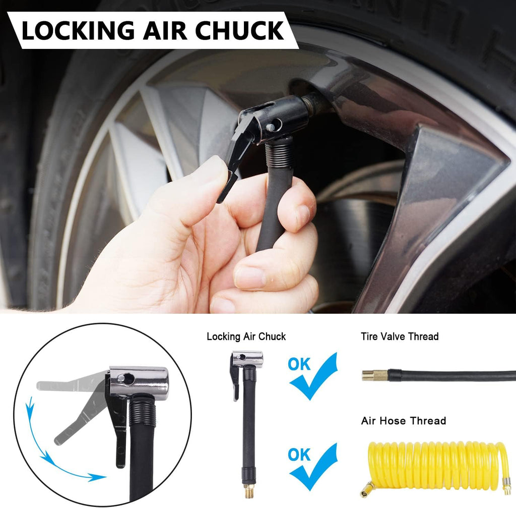 Portable Heavy Duty 12V Air Compressor Pump with Digital Gauge B868415