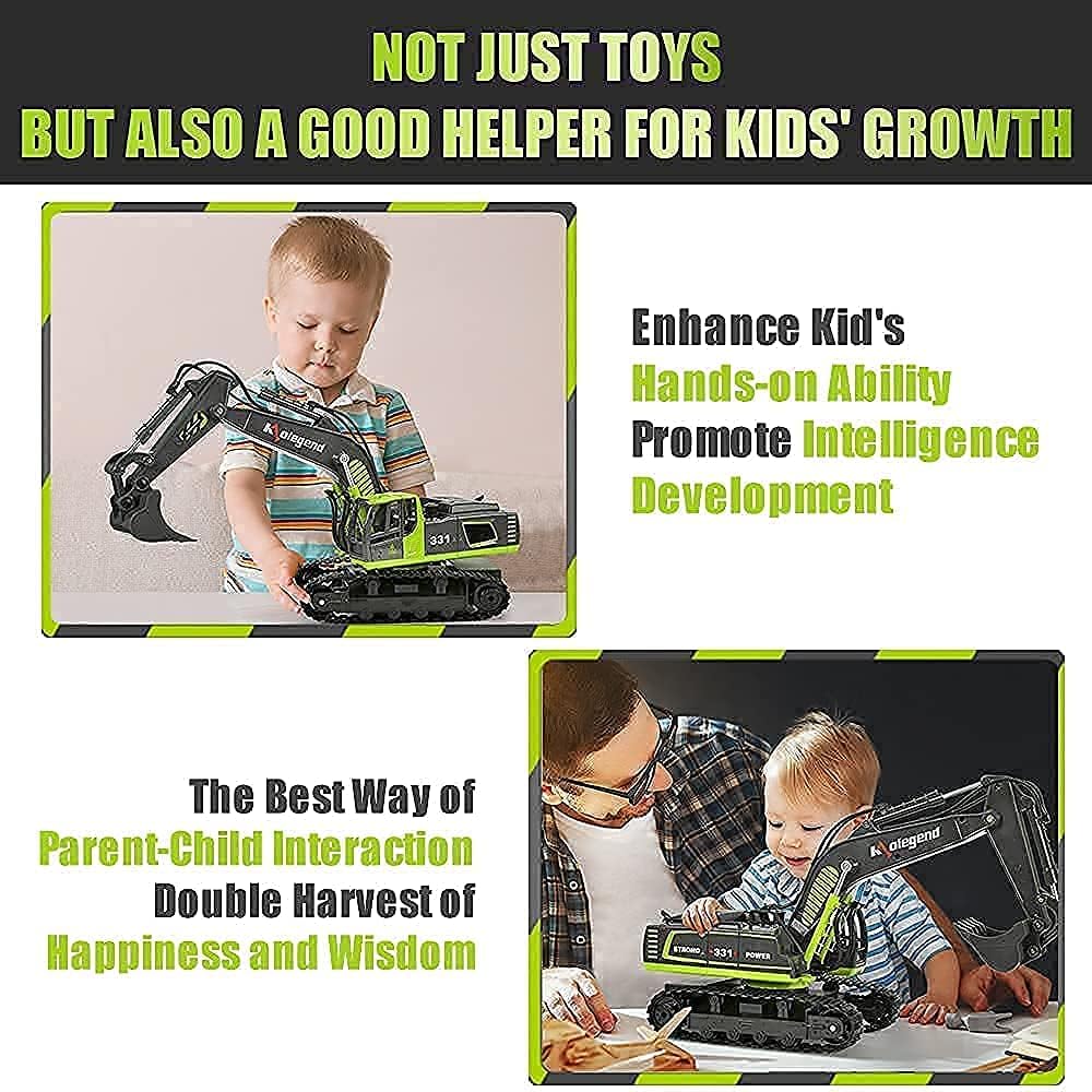 Remote Control Excavator Toy Truck 1/18 Scale B443