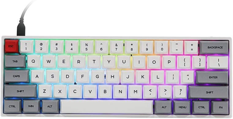 61 Keys Hot Swappable Mechanical Keyboard H1518
