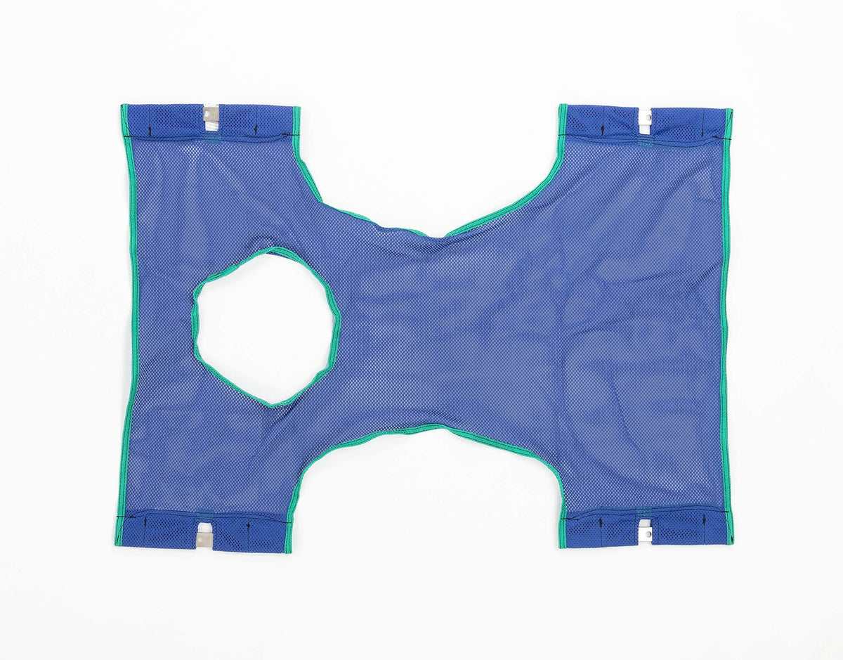Polyester Mesh Sling with Commode Opening C254011