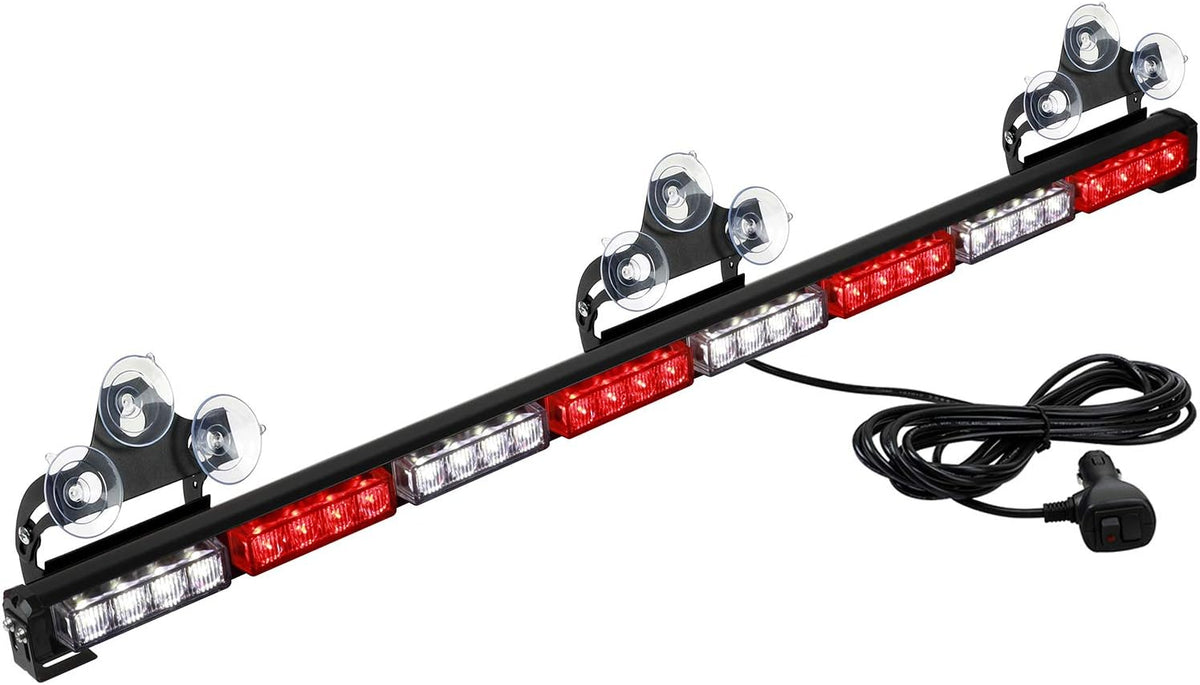 36 32LED Traffic Advisor Light Bar Amber/White Pack of 2 F33566