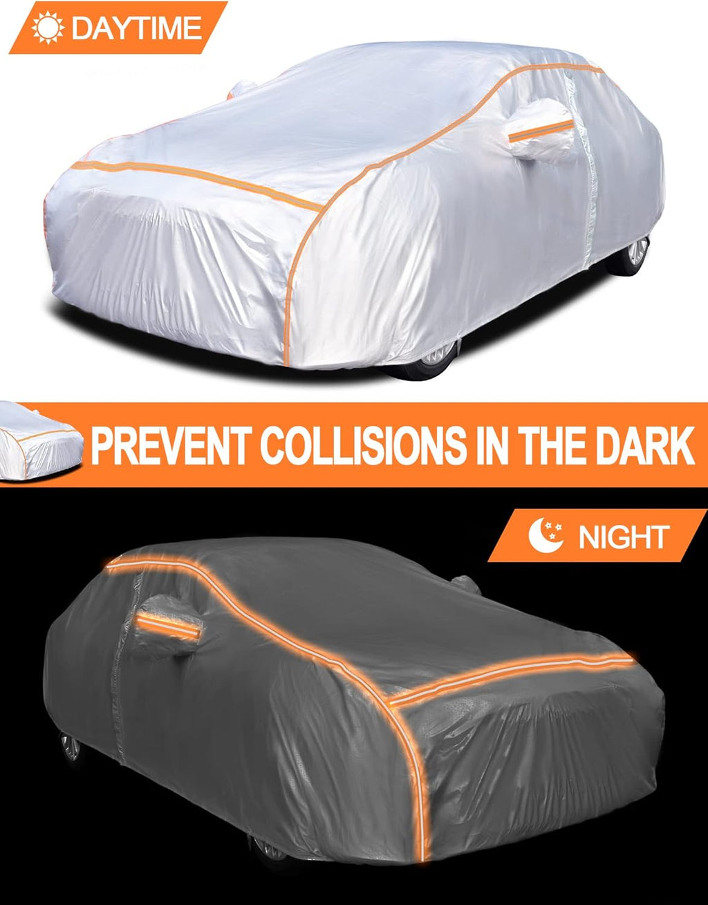 6 Layers Dupont Oxford Waterproof Car Cover F67142