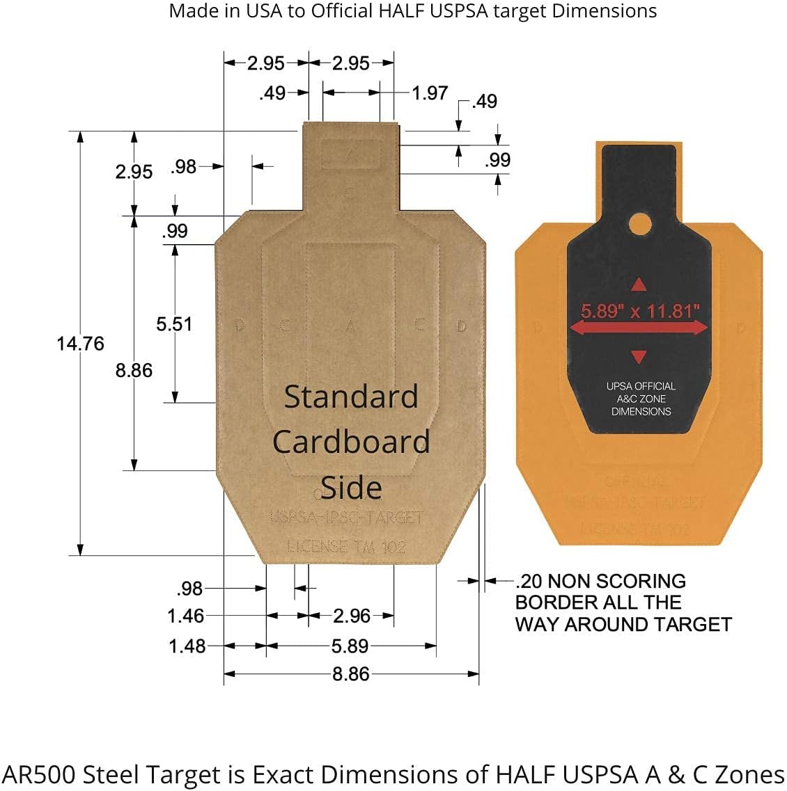 AR500 Steel Targets and 60 Cardboard Shooting Targets N27985