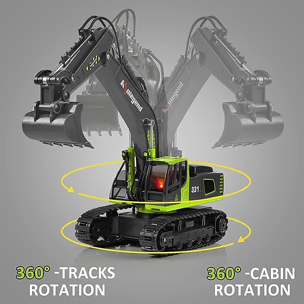 Remote Control Excavator Toy Truck 1/18 Scale B443