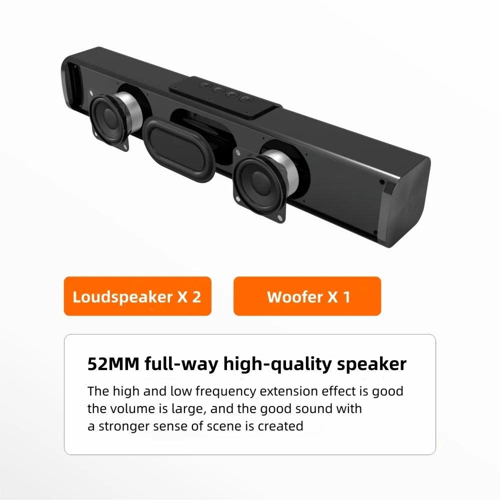 Wireless Bluetooth Sound Bar with RGB Lights I526693