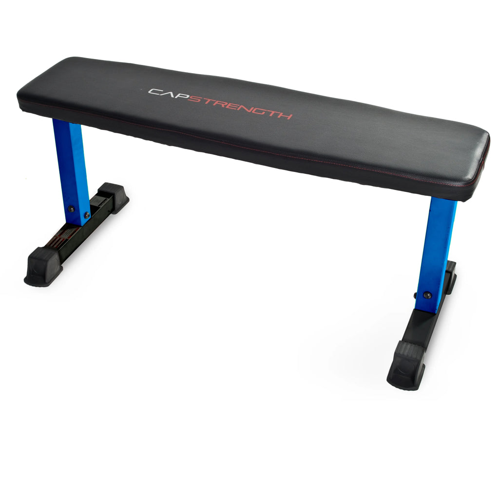 Flat Utility Weight Bench 600 lb Weight Capacity Gray U566