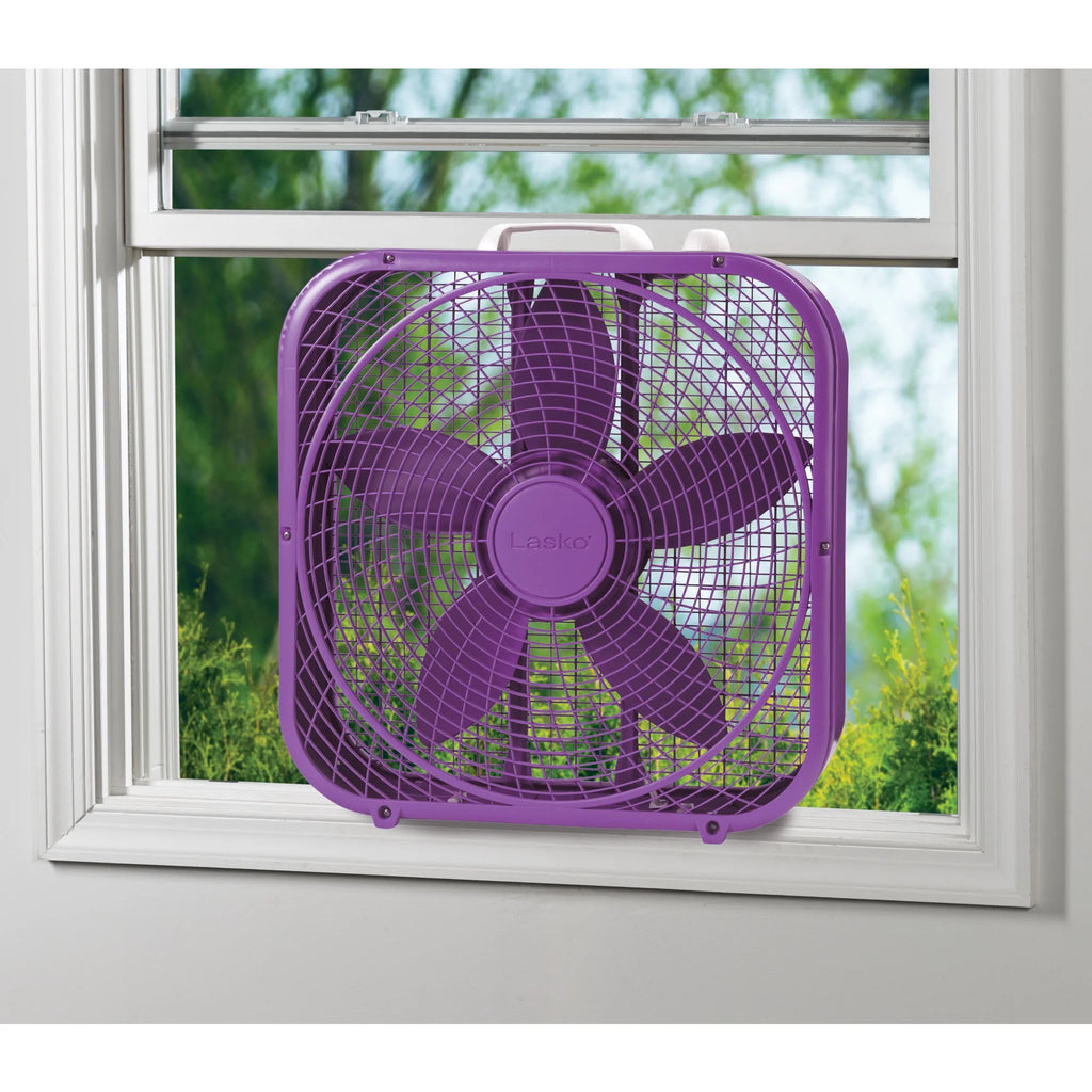 20 3-Speed Box Fan Blue U144447