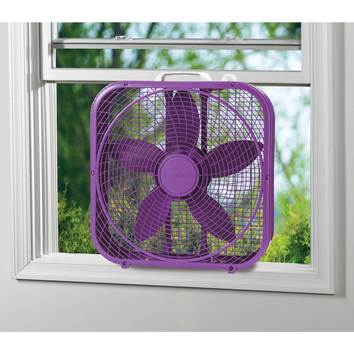 20 3-Speed Box Fan Blue U144447
