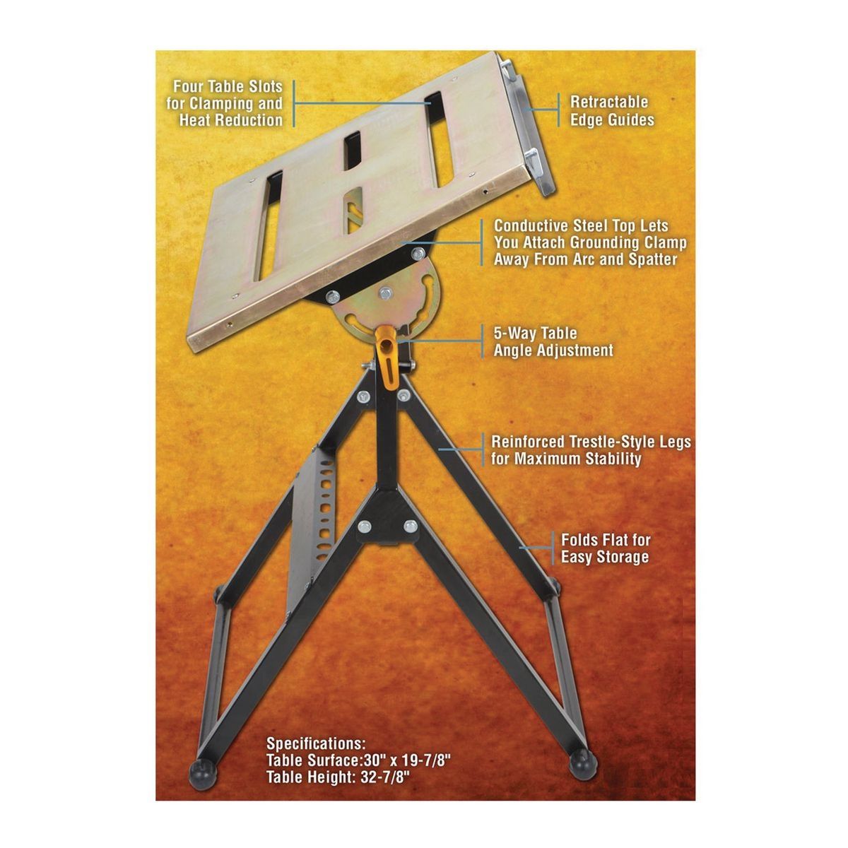 Adjustable Steel Welding Table H71881