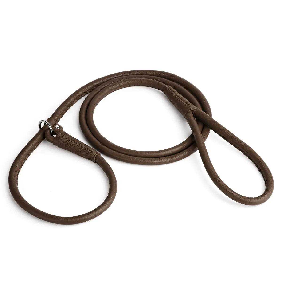Leather Round Slip Lead N580