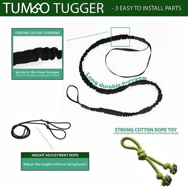 Outdoor Hanging Bungee Dog Toy Large N157
