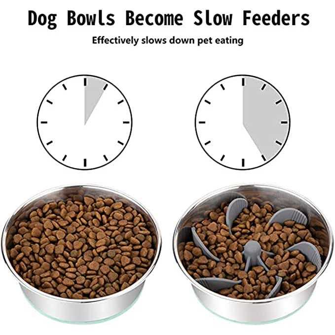 White Dog Slow Feeder K6734