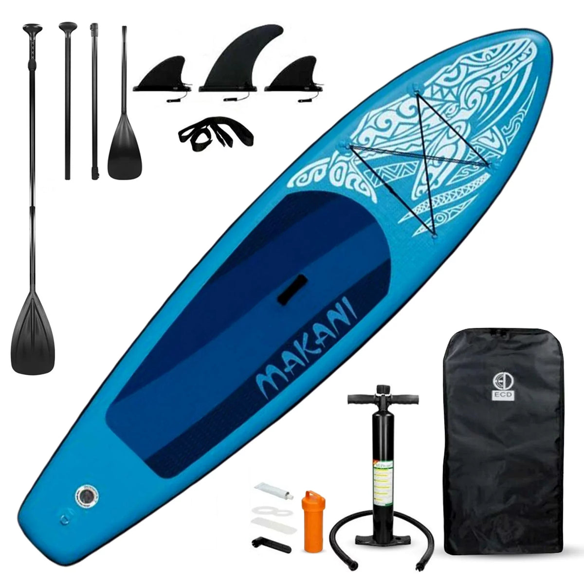 10.5' Inflatable Paddle Board 330 lb Capacity L965346