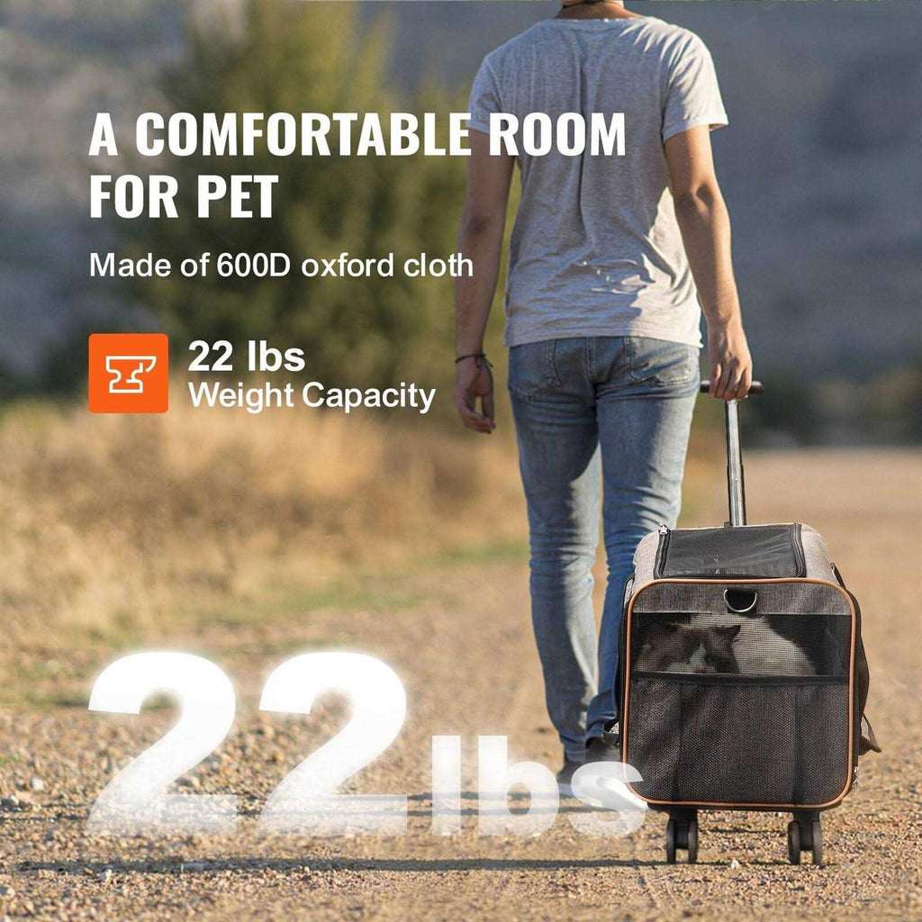 Cat Carrier with Wheels K9810