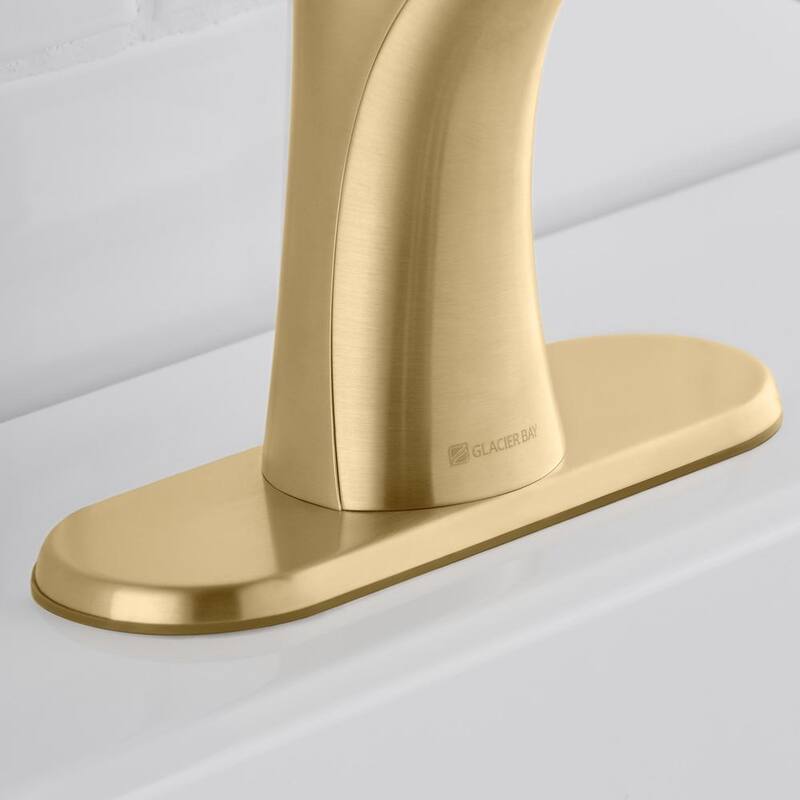 Single Handle Single Hole Bathroom Faucet Matte Gold E678