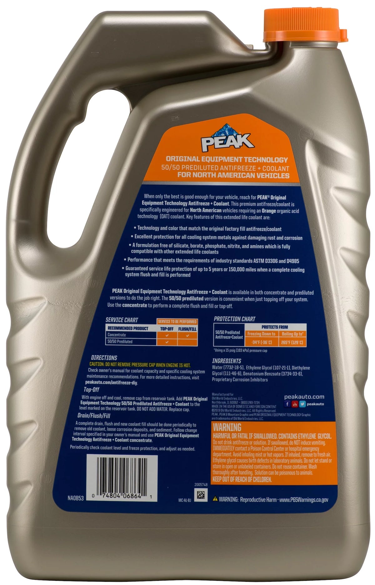 Orange Antifreeze Z5444