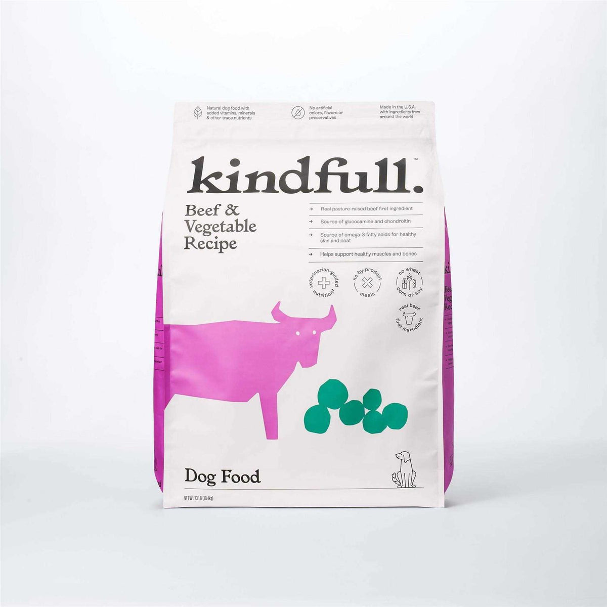 Beef and Vegetable Recipe Dry Dog Food Q249
