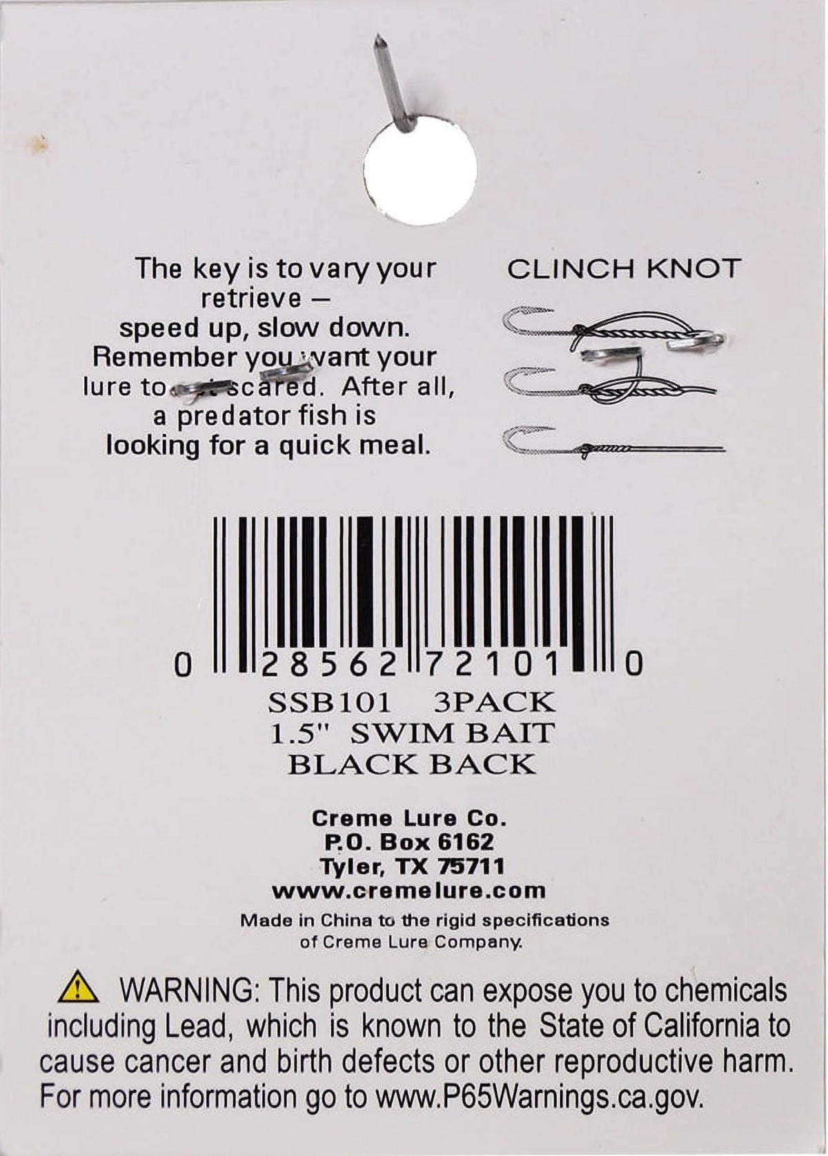 Black Back Swim Bait Lure P87532