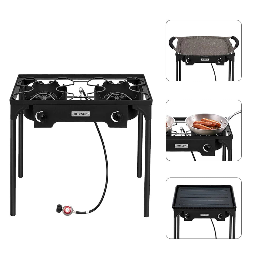 2 Burner Propane Camping Stove E23023