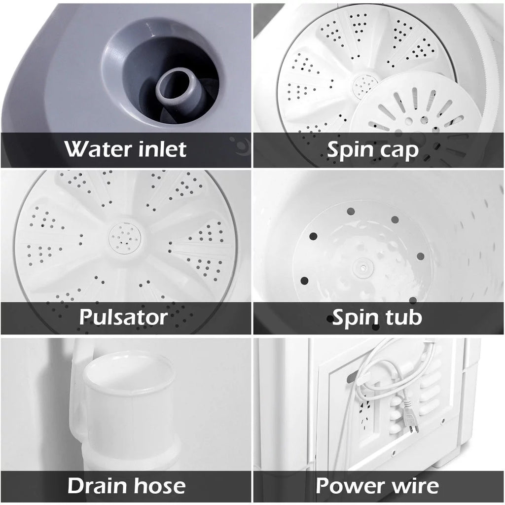 Portable Mini Compact Twin Tub Washing Machine B967