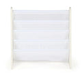 White Wood 4 Tier Toddler Bookcase J62191