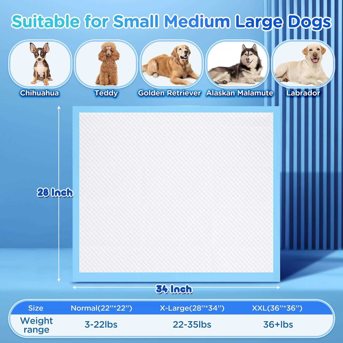 6 Layers Ultra Absorbency Quick Dry Dog Pee Pads N613813